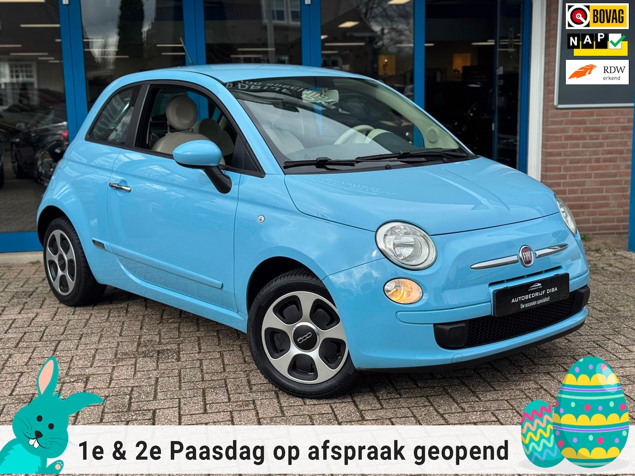 Fiat 500 - 1.2 Pop Automaat Blauw AIRCO APK NAP 1e Eig! - AutoWereld.nl