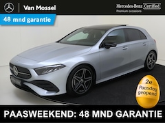 Mercedes-Benz A-klasse - 180 AMG Line Panorama Dak / Nightpakket / Parkeercamera / Sfeerverlichting / Stoelverwarmi