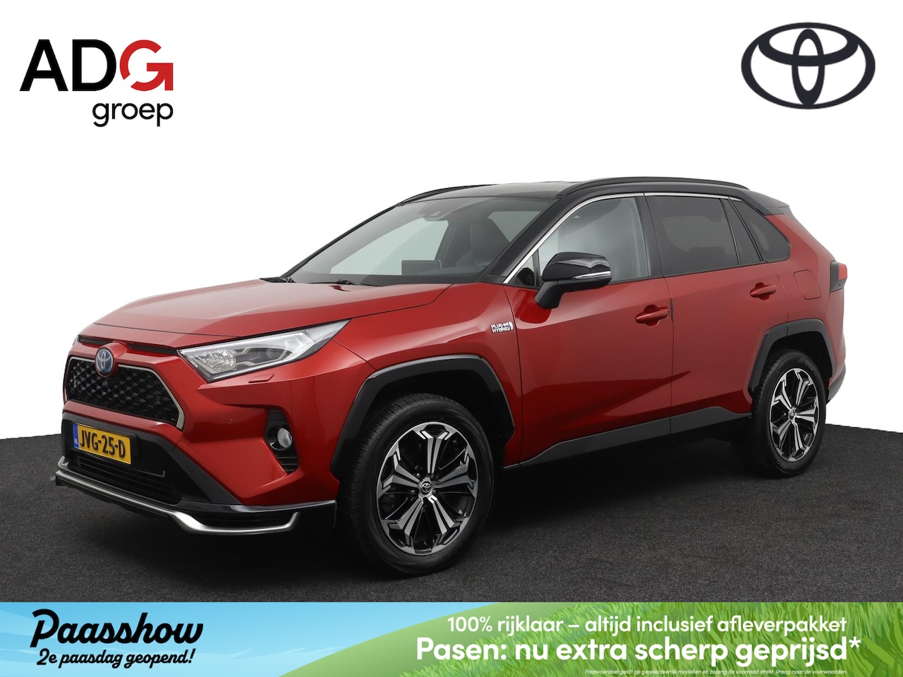 Toyota RAV4 - 2.5 Plug-in Hybrid AWD Bi-Tone Plus | Lederen bekleding | 360 graden camera | Trekhaak | S - AutoWereld.nl