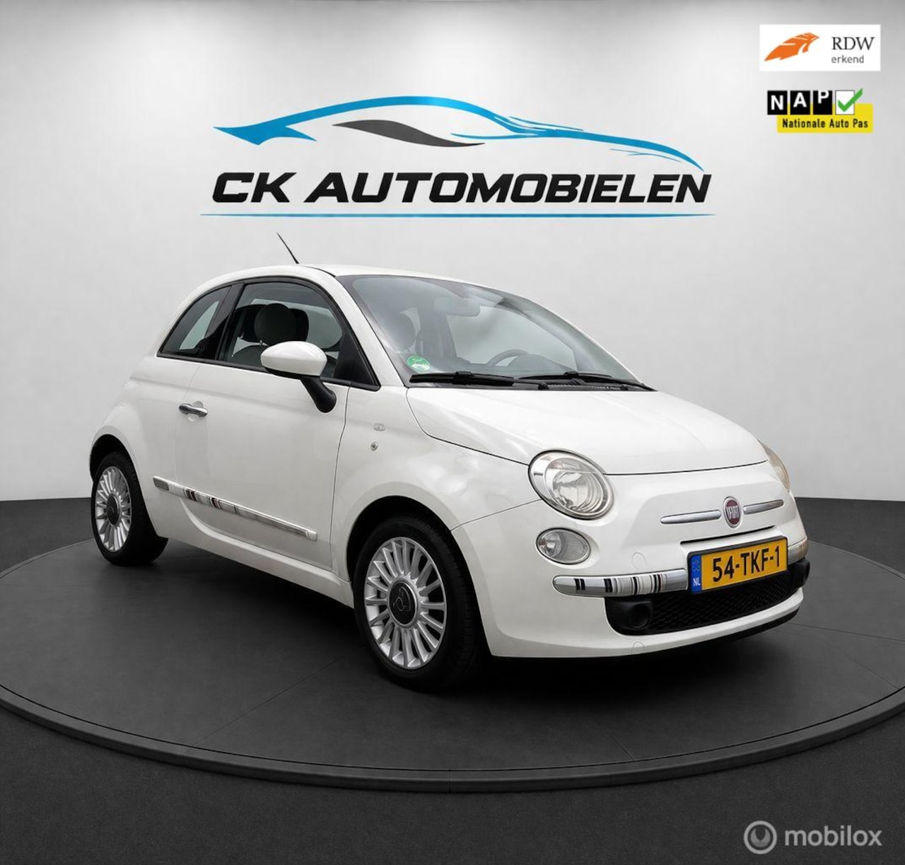 Fiat 500 - 1.2 Sport Burberry uitvoering half leer - AutoWereld.nl