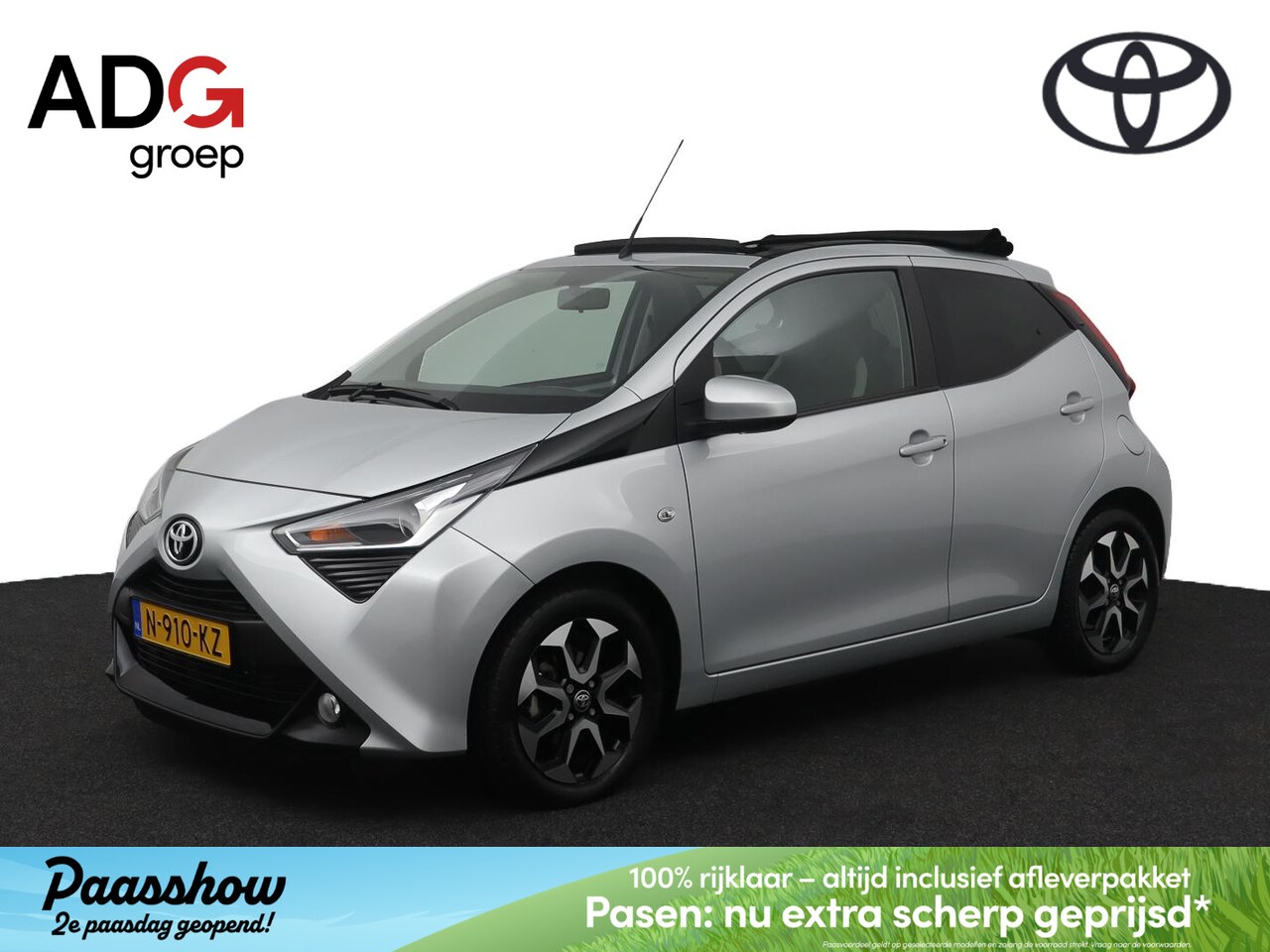 Toyota Aygo - 1.0 VVT-i x-joy cabrio | Apple Carplay | Lichtmetalen velgen | Climate control | - AutoWereld.nl