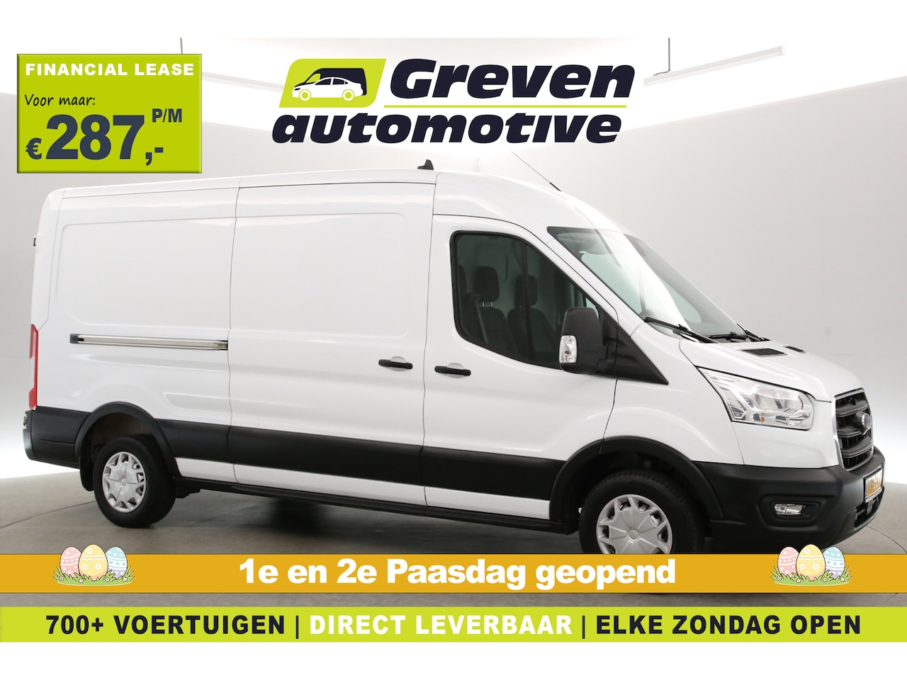 Ford Transit - 2.0 TDCI L3H2 | Airco | Cruise | 3 Zits | 2xSchuifdeur | Parkeersens. - AutoWereld.nl