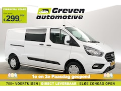 Ford Transit Custom - 2.0 TDCI L2H1 | DC | 6 Zits | Airco | Cruise | Carplay | Trekhaak | Navi | Parkeersens