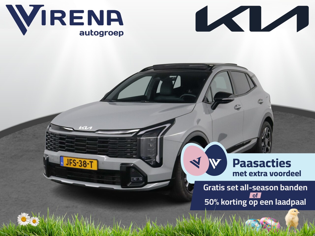 Kia Sportage - 1.6 T-GDi Hybrid GT-Line - Schuif/kantel dak - Stoel & Stuurverarming - AppleCarplay - And - AutoWereld.nl