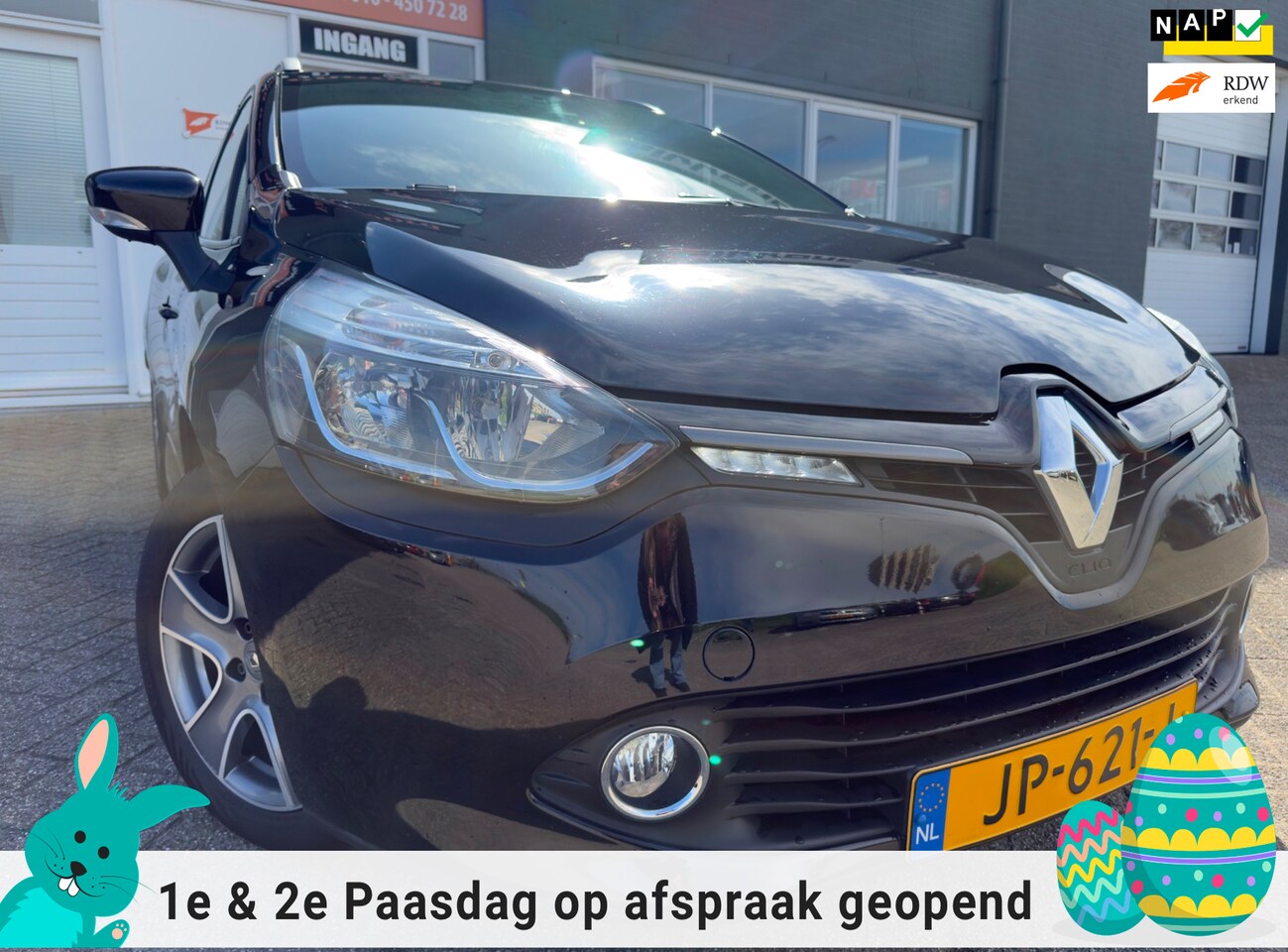 Renault Clio Estate - 0.9 TCe Night&Day van 2de Eig met parkeersensoren en trekhaak en navigatie en bluetooth te - AutoWereld.nl