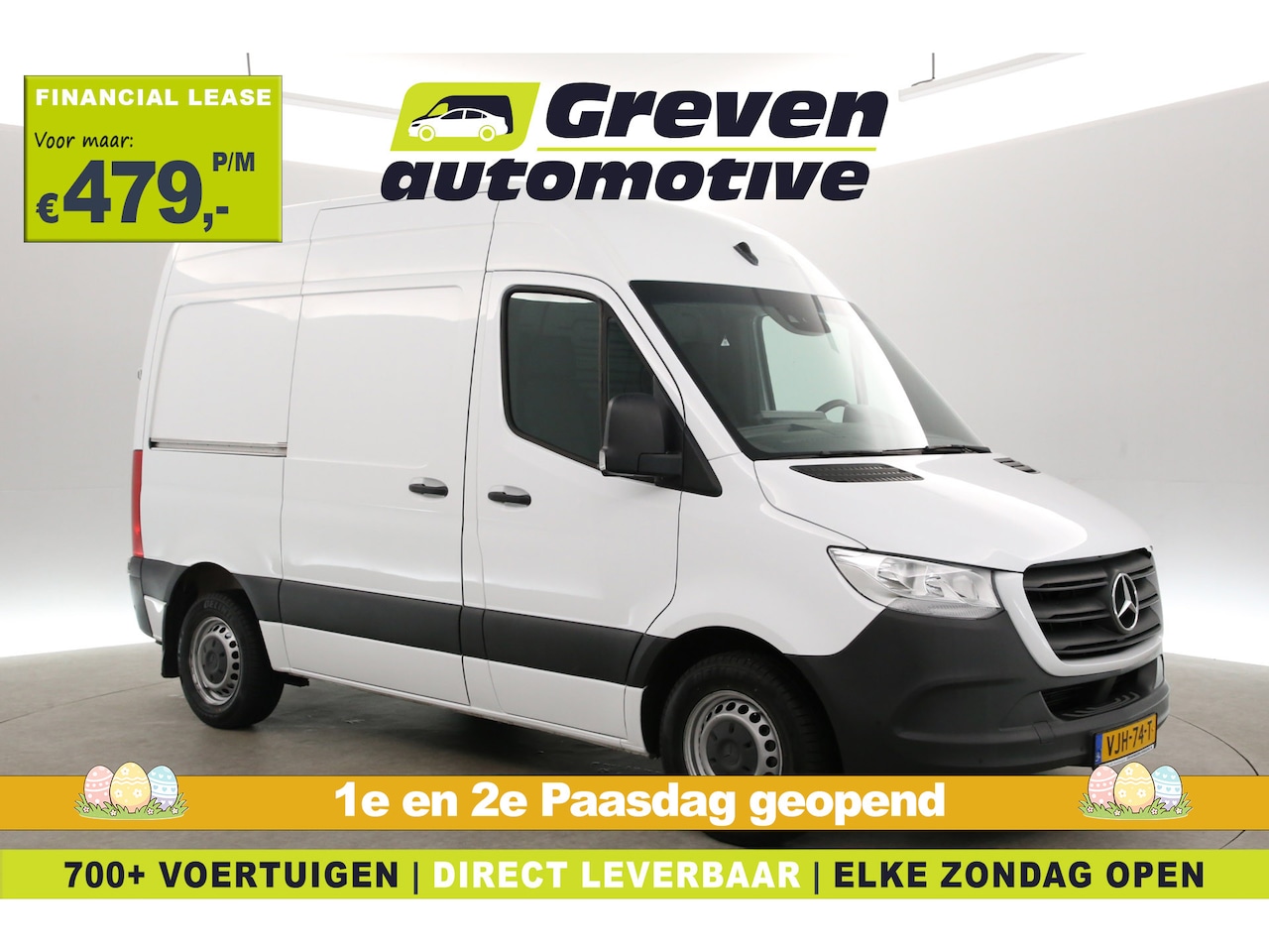 Mercedes-Benz Sprinter - 314 2.2 CDI 143PK L1H2 | Aut. | Airco | Cruise | Camera | Carplay | Navi | Parkeersens. - AutoWereld.nl
