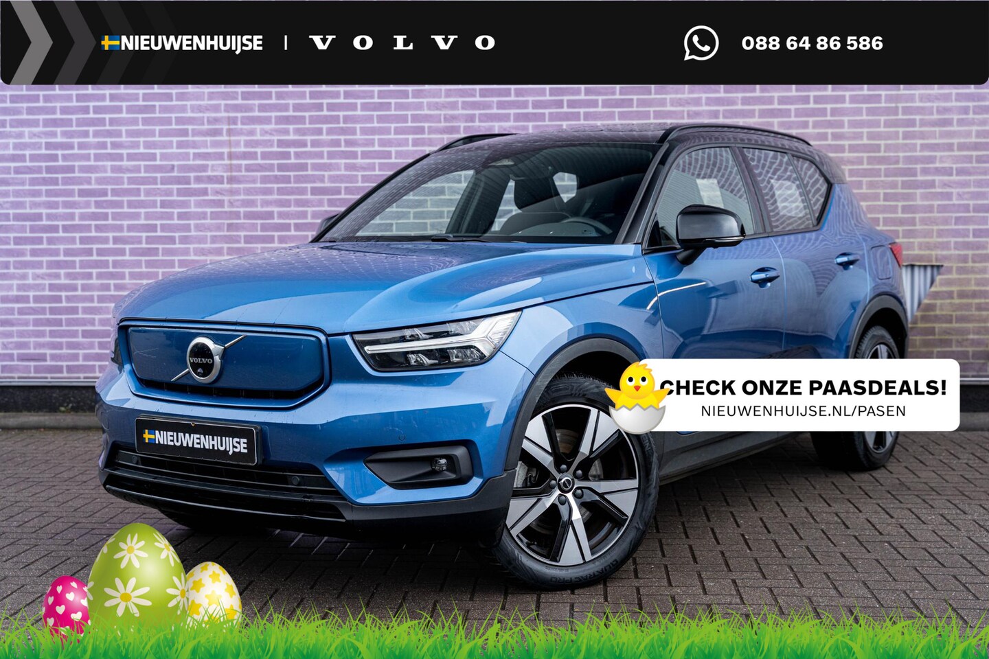 Volvo XC40 - Recharge P8 AWD R-Design | Google | Adaptieve Cruise Control | Schuif-/Kanteldak | 360 Cam - AutoWereld.nl