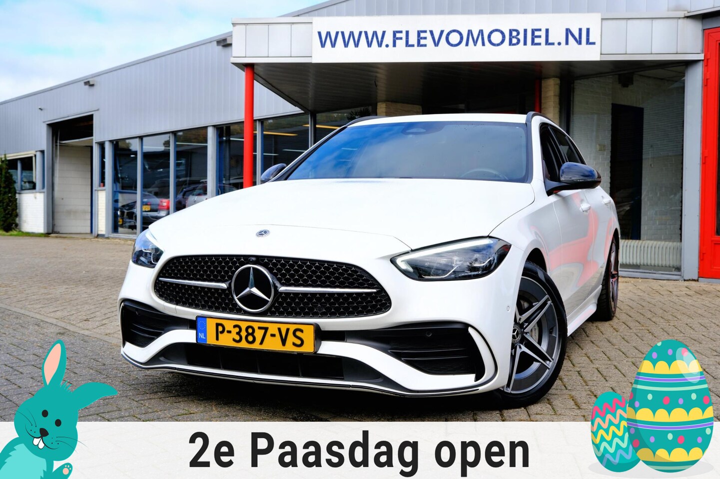 Mercedes-Benz C-klasse Estate - 180 AMG Line Aut. 1e Eig|LED|Ambiance-Light|Burmester - AutoWereld.nl