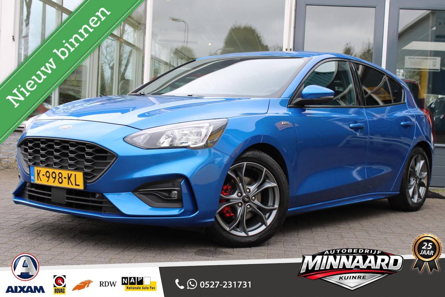 Ford Focus - 1.0 EcoBoost Hybrid ST Line X Business|Ketting|LED|Camera|ACC|Virtual Display|Climate| - AutoWereld.nl