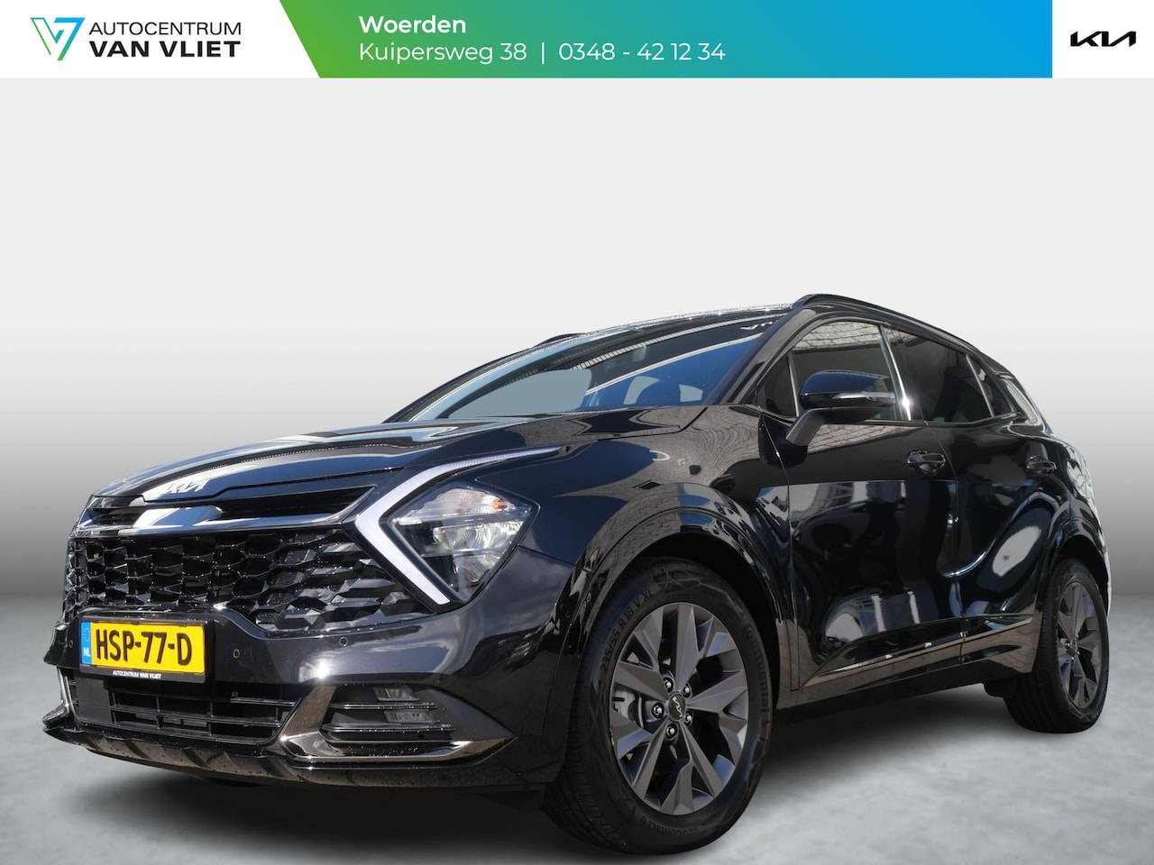 Kia Sportage - 1.6 T-GDi Hybrid Dark Edition | Cruise | Carplay | Keyless | Navi | Stoel-stuurverwarming - AutoWereld.nl