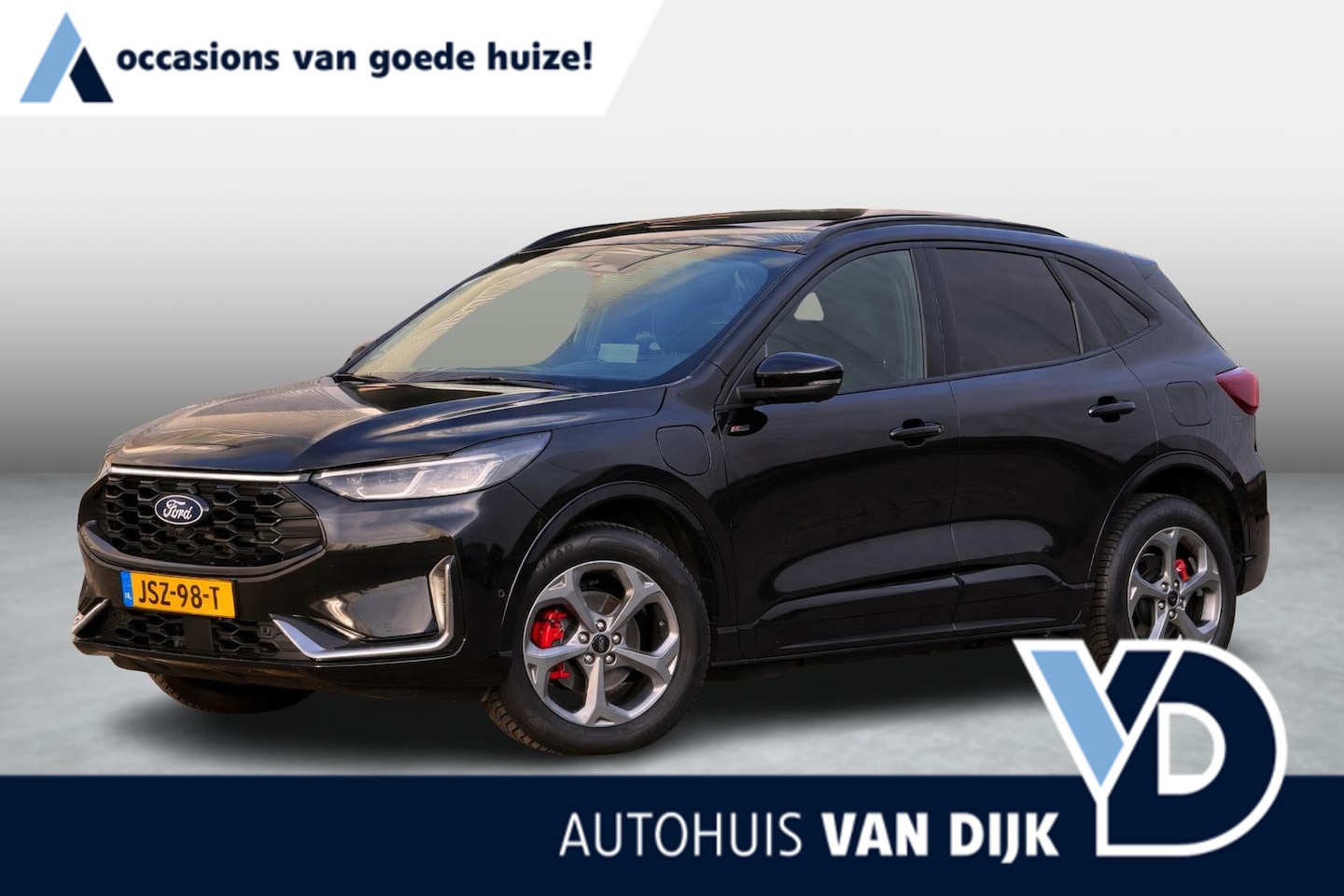 Ford Kuga - 2.5 PHEV ST-Line X | Stoel-/Stuurverw./Voorruitverw./Pano-Schuifdak/Adapt.Cruise/B&O - AutoWereld.nl