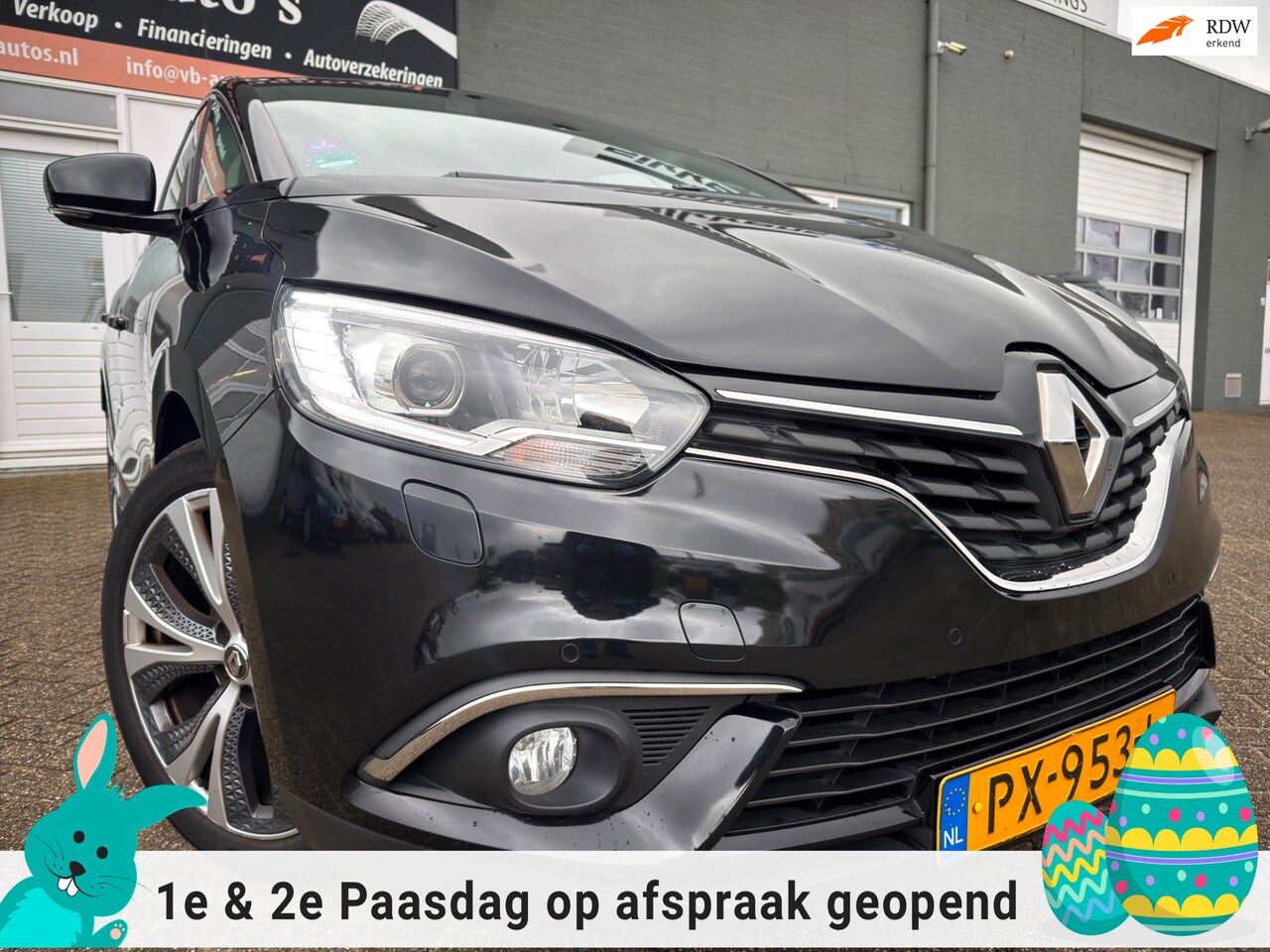 Renault Scénic - 1.2 TCe Zen met parkeersensoren en half leer en navigatie en bluetooth telefoon / media en - AutoWereld.nl