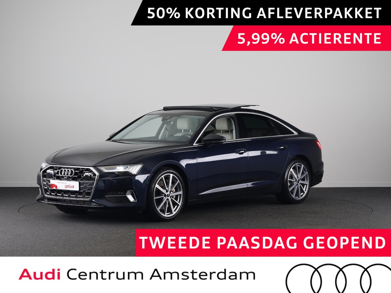 Audi A6 Limousine - 50 TFSI e quattro Advanced edition 299pk | Panoramadak | Head Up display | B&O Audio | El - AutoWereld.nl