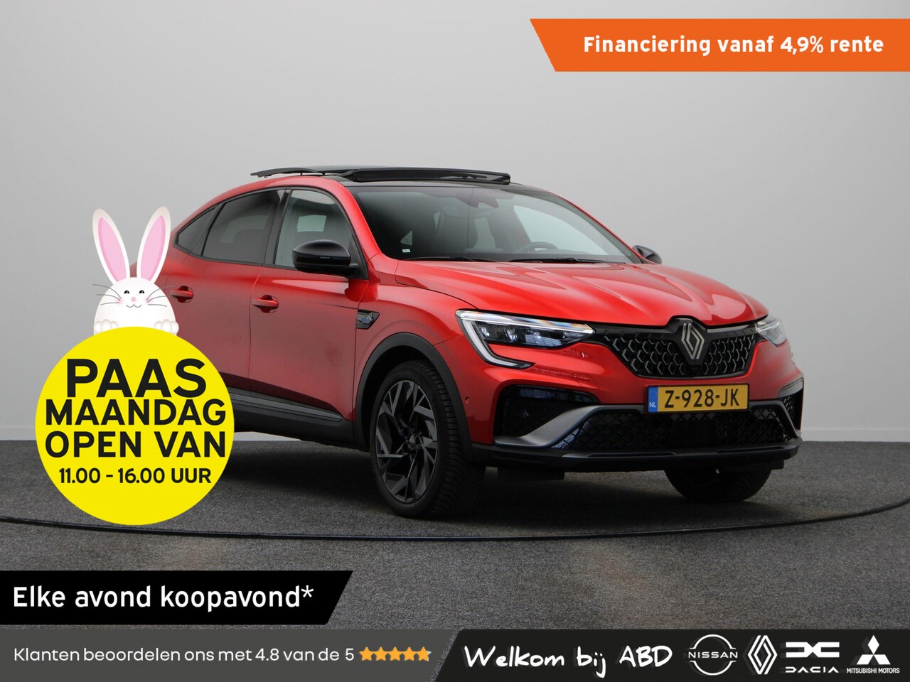 Renault Arkana - Full Hybrid 145pk Esprit Alpine | trekhaak | schuif- kanteldak | stuur- stoelverwarming | - AutoWereld.nl