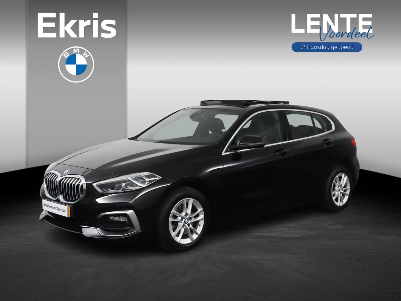 BMW 1-serie - 118i High Executive | Panoramadak | Active Cruise | Stuurverwarming | Lentevoordeel - AutoWereld.nl