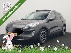 Ford Kuga - 2.5 Titanium X PHEV 225pk dealer O.H | Trekhaak af Fabriek | Panodak | Adaptive Cruise | B