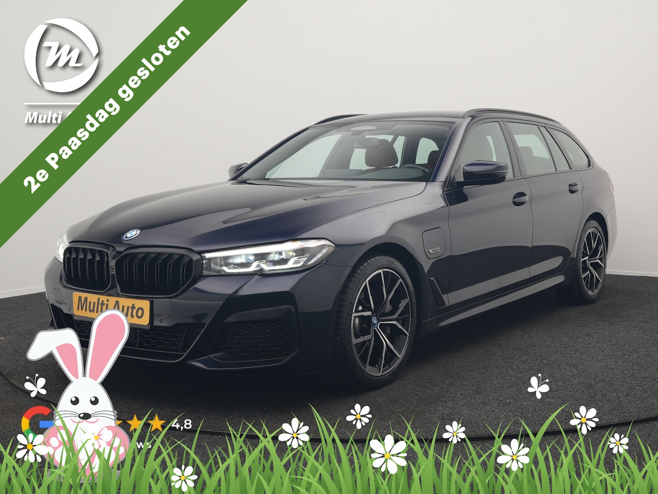 BMW 5-serie Touring - 530e M Sport PHEV 293pk Dealer O.H | Trekhaak af fabriek | Adaptive Cruise | 19"L.M | Lede - AutoWereld.nl