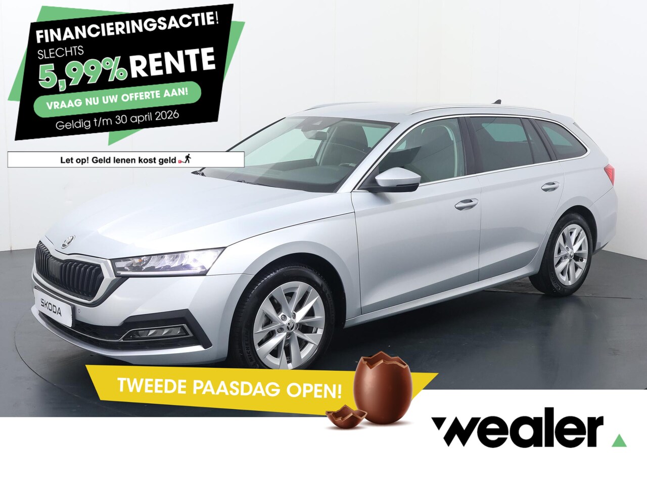 Skoda Octavia Combi - 1.0 TSI Business Edition | 110 PK | Cruise control | Climate control | LED verlichting | A - AutoWereld.nl