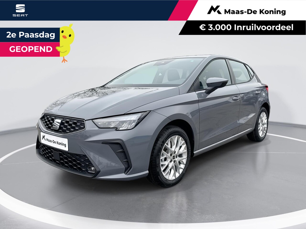 SEAT Ibiza - Style 1.0 EcoTSI 70 kW / 95 PK Hatchback 5 deurs 5 | Graphite Grey | 3000,- inruilpremie - AutoWereld.nl