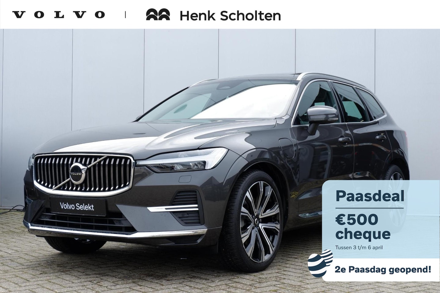 Volvo XC60 - 2.0 T6 Plug-in hybrid AWD Plus Bright Luchtvering | Verwarmde voorstoelen & Stuurwiel | Ad - AutoWereld.nl