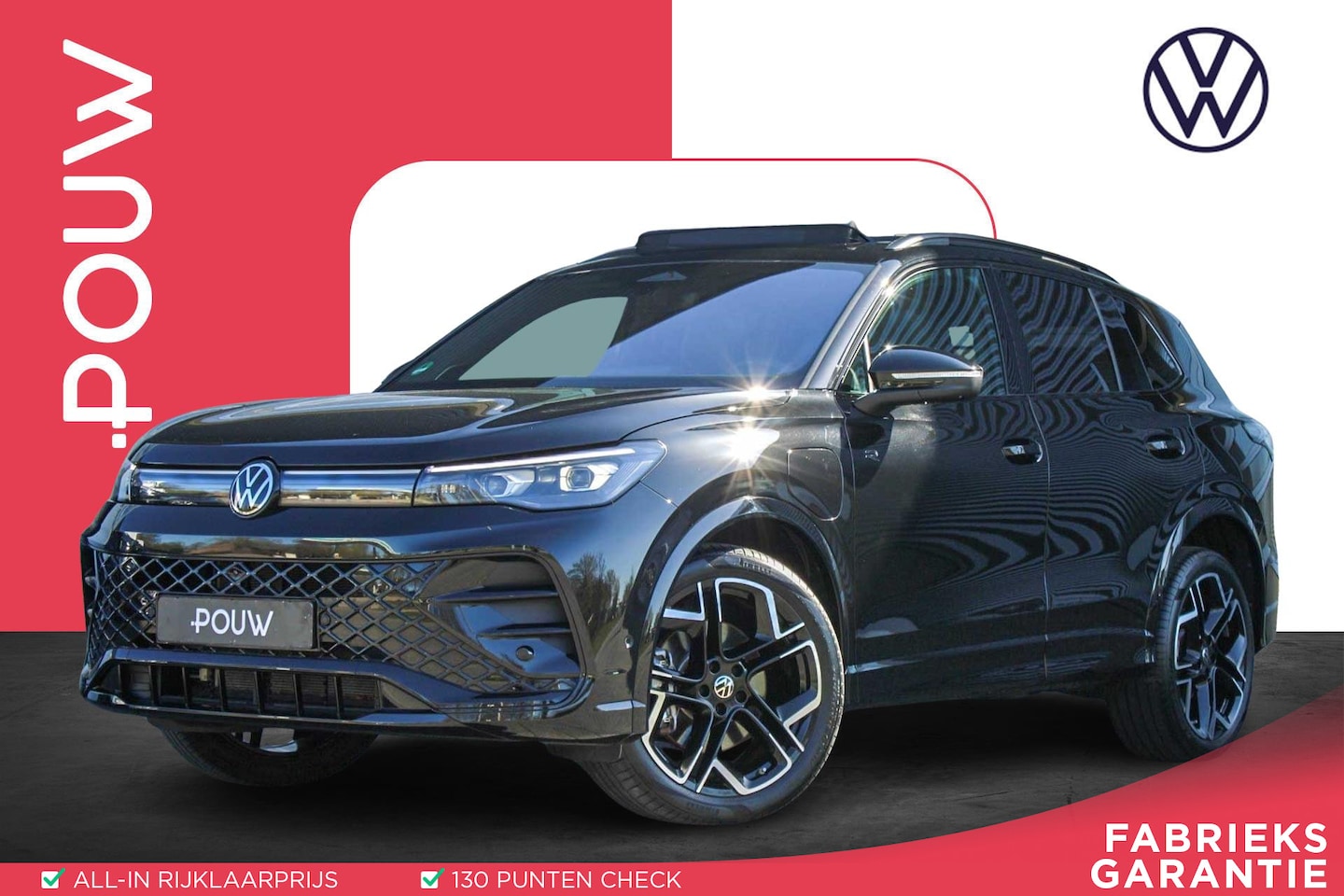 Volkswagen Tiguan - 1.5 eHybrid 272pk DSG R-Line Edition | Leer | Trekhaak | Panoramadak | Harman Kardon - AutoWereld.nl