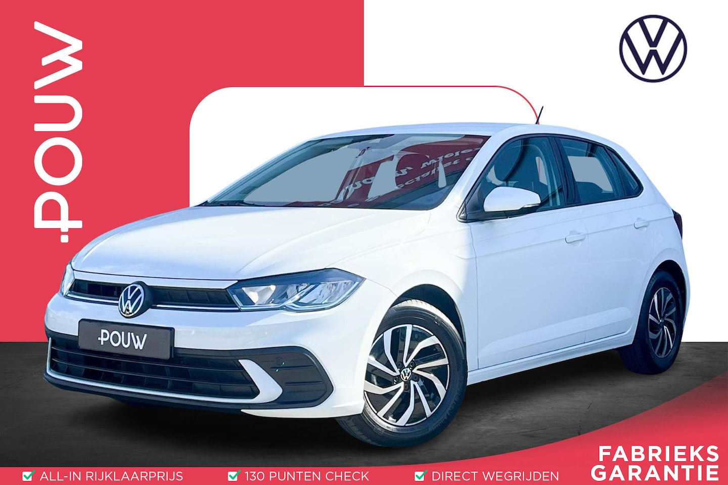 Volkswagen Polo - 1.0 TSI 95pk Life | App Connect | Adaptive Cruise | Airco - AutoWereld.nl