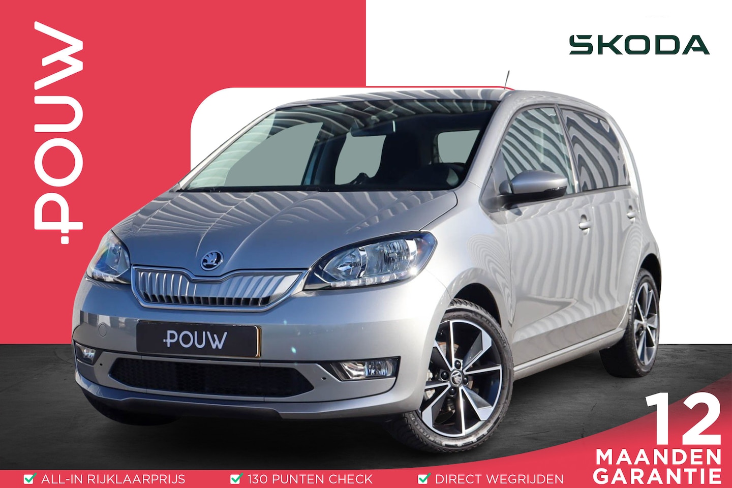 Skoda Citigo e-iV - 83pk EV Style | Stoelverwarming | Parkeersensoren Achter - AutoWereld.nl