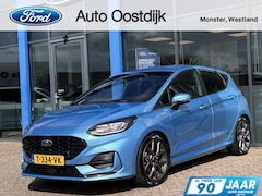 Ford Fiesta - 1.0 EcoBoost Hybrid ST-Line 125PK Cruise Carplay-Navi Climate Parkeersensoren Achter 17''