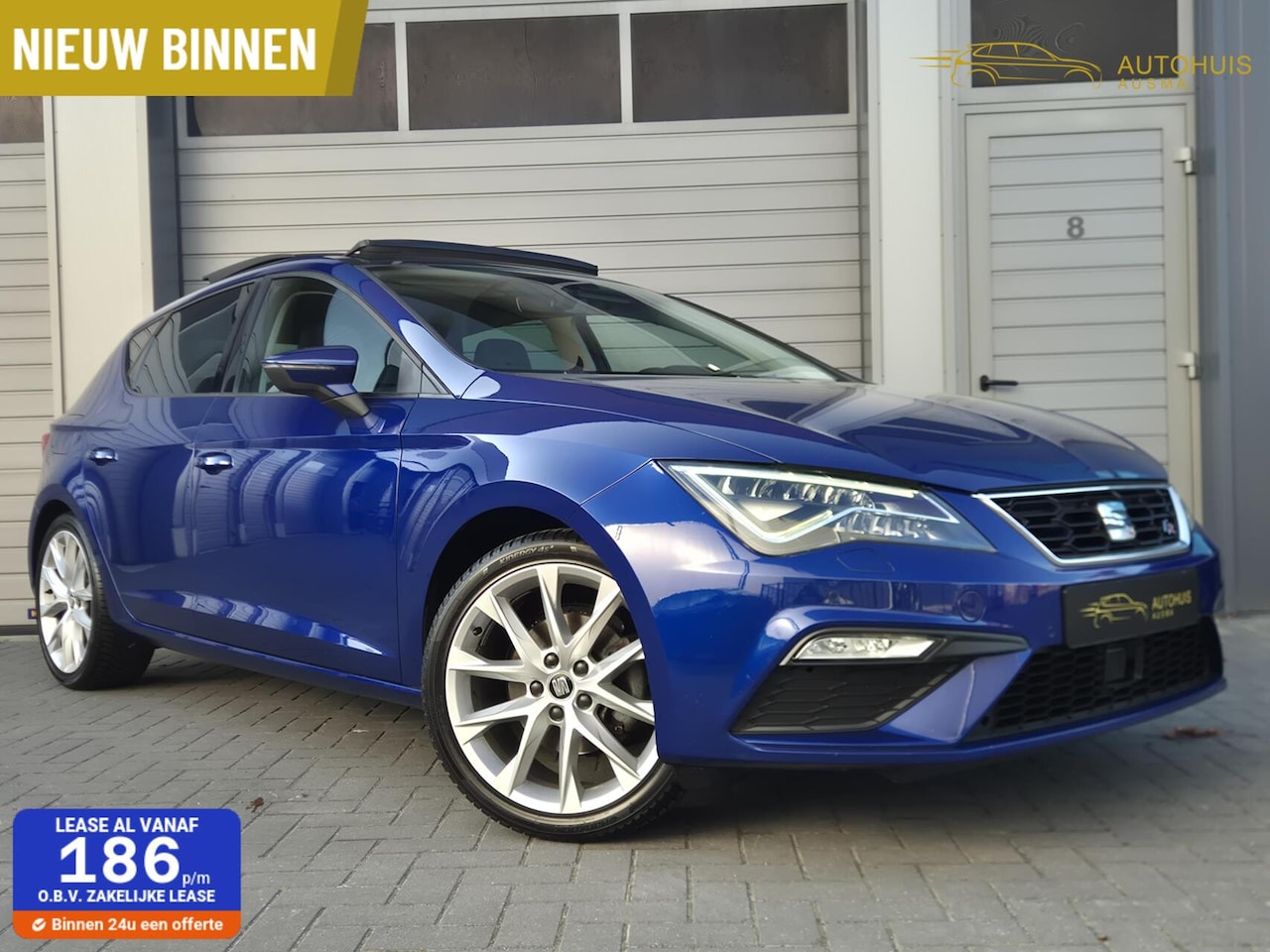 SEAT Leon - 1.4 EcoTSI FR Pano/Led/Sound/Sfeer/Cruise/Carplay/ - AutoWereld.nl