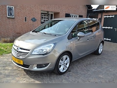 Opel Meriva - 1.4 Turbo Cosmo - Airco - Navi+Camara - Leder/Stof - Cruise control - Velgen - Parkeersens