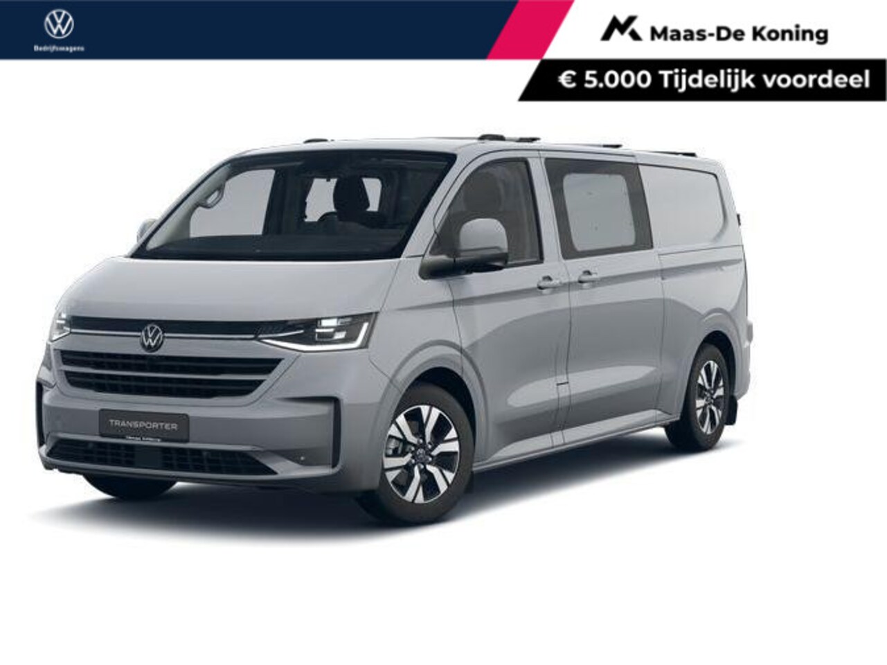 Volkswagen Transporter - Bedrijfswagens Bulli DC 2.5 eHybrid 233pk CVT L2 733614 - AutoWereld.nl