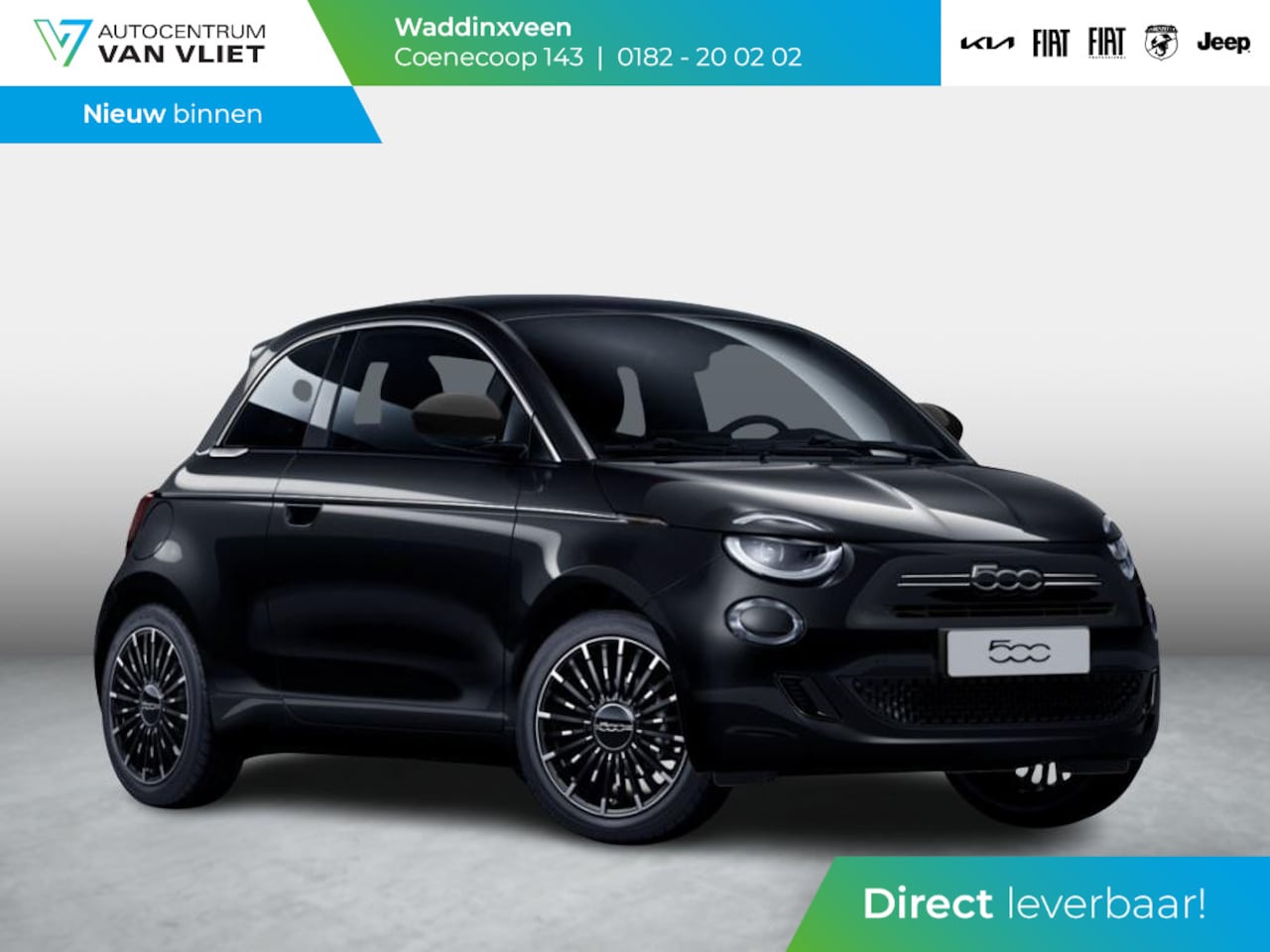 Fiat 500 - Hybrid La Prima | Uit voorraad leverbaar | Clima | LED | PDC | JBL Premium Audio | 17" | C - AutoWereld.nl