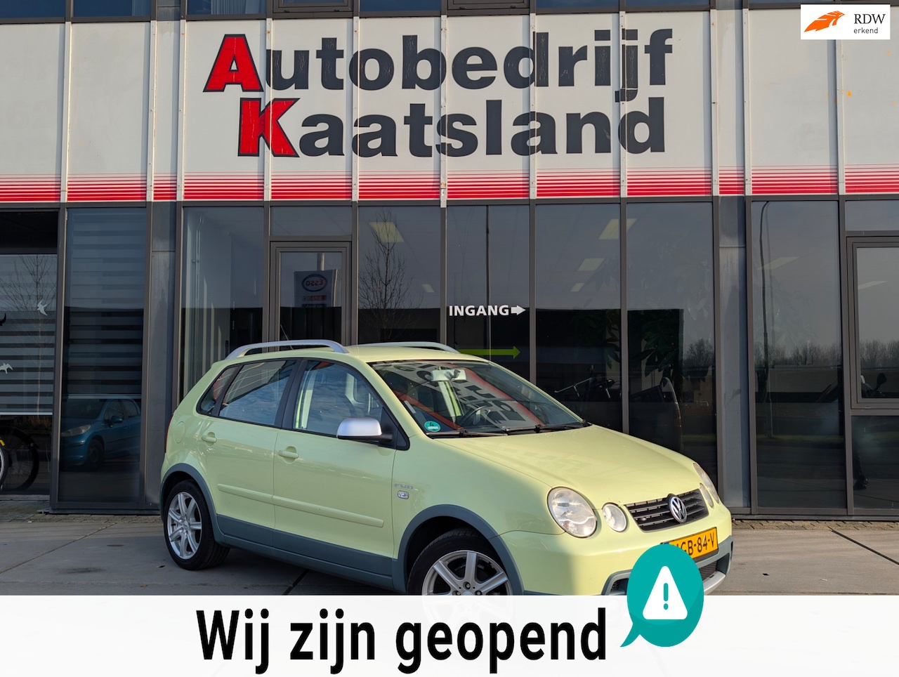 Volkswagen Polo - 1.4-16V Cross FUN - Airco - LPG g3 - NIEUWE APK - - AutoWereld.nl