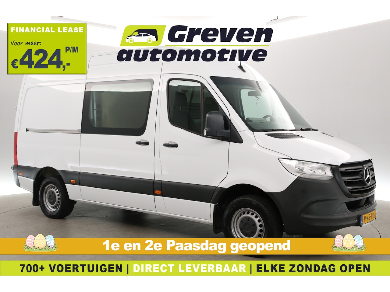 Mercedes-Benz Sprinter - 316 2.2 CDI L2H2 | Airco | Cruise | Camera | Carplay | Trekhaak | Navi | Parkeersens. - AutoWereld.nl