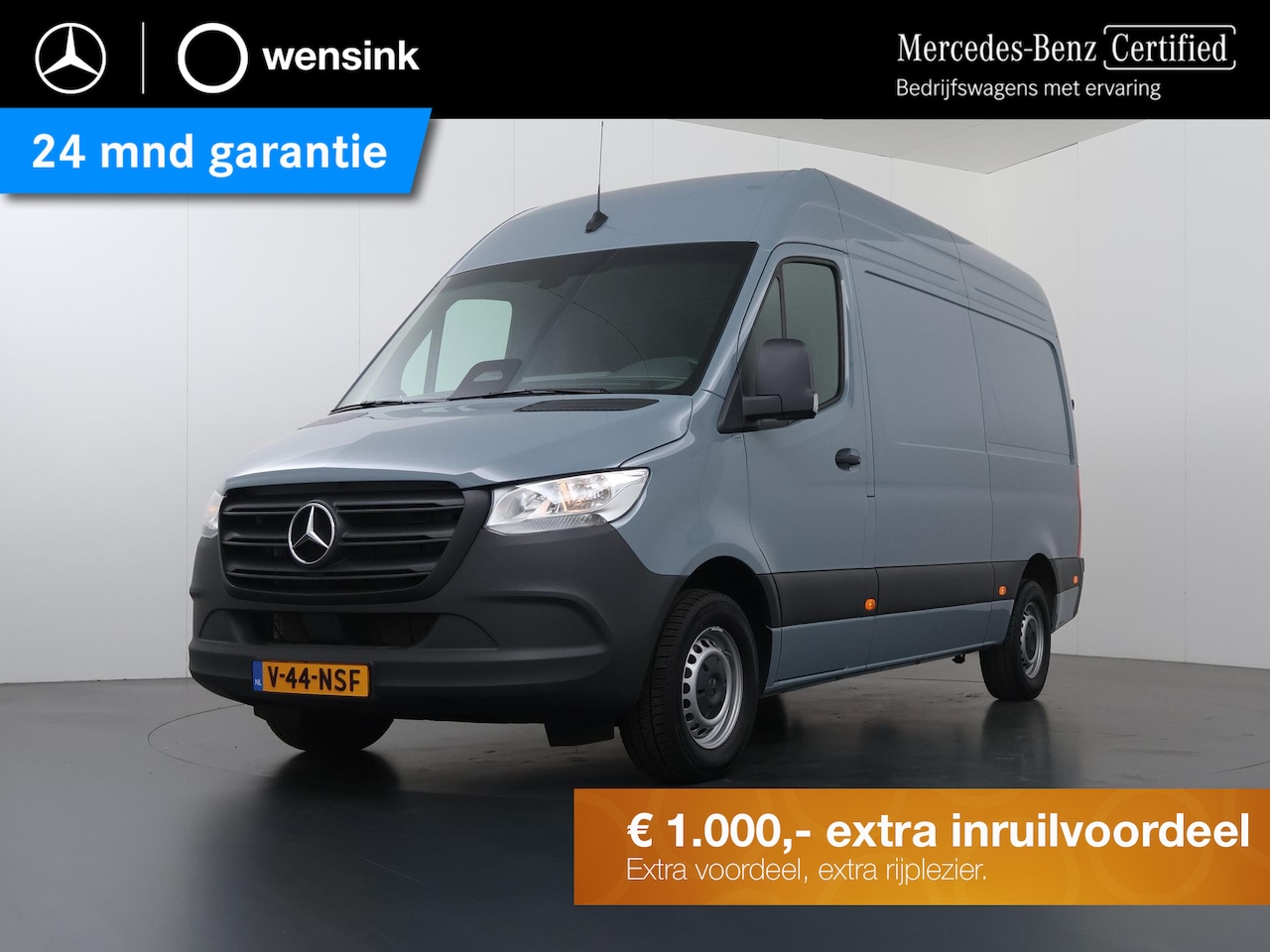 Mercedes-Benz Sprinter - 317 CDI | Aut. | L2 H2 | Pro | Verwarmde Chauffeursstoel | Bijrijdersbank | Spiegelpakket - AutoWereld.nl