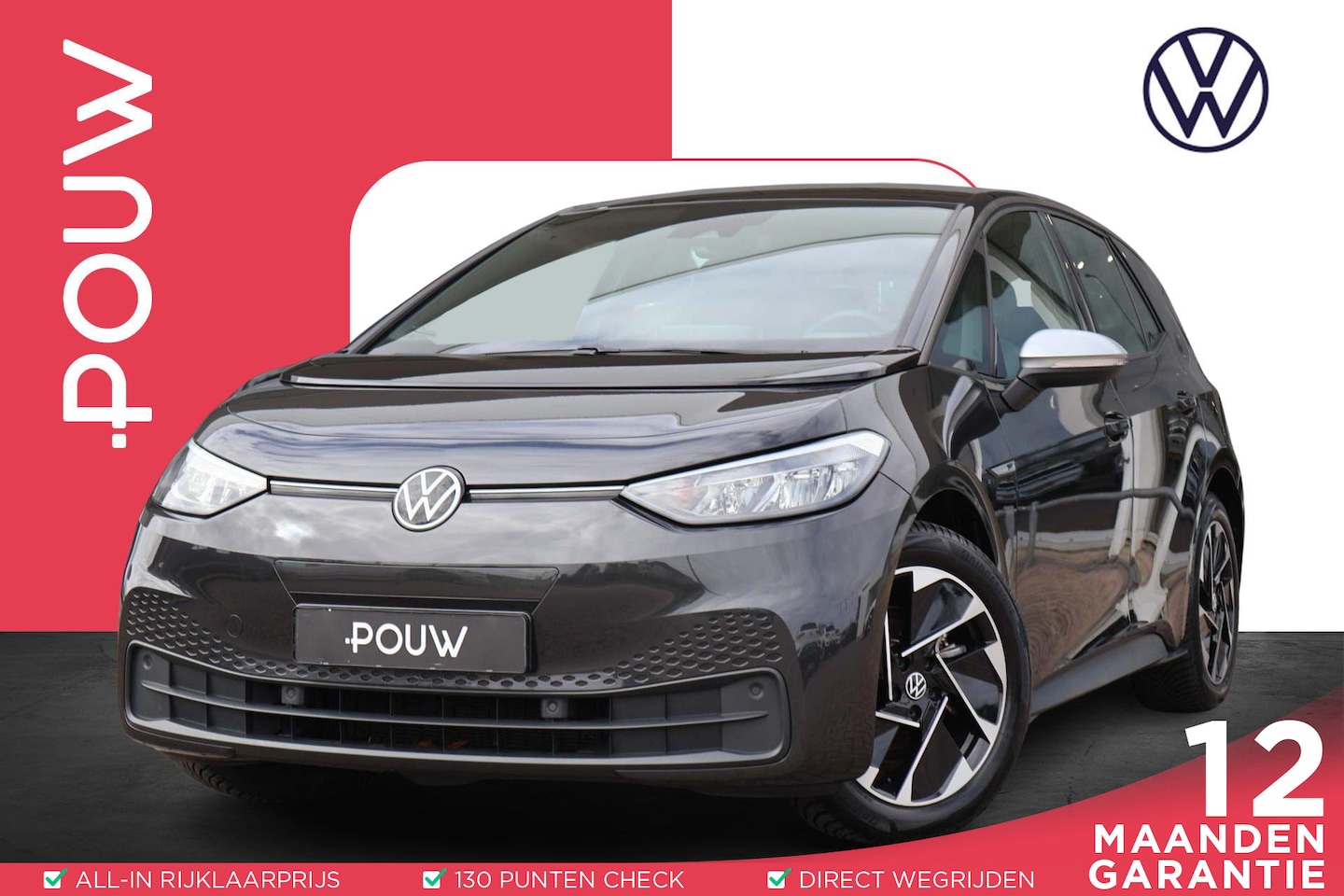 Volkswagen ID.3 - 204pk First 58 kWh | SoH 94% | Steunhaak Afneembaar | Navigatie | PDC | Adaptive Cruise - AutoWereld.nl