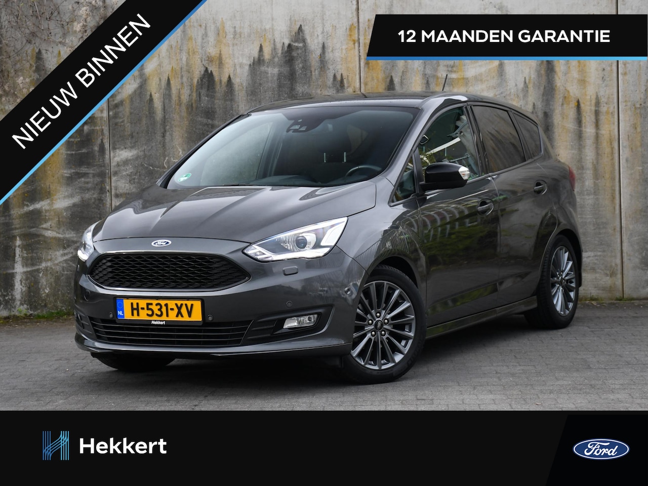 Ford C-Max - Titanium 1.0 Ecoboost 125pk 100% DEALER OND. | DODE HOEK | WINTER PACK | 17''LM | PDC + CA - AutoWereld.nl
