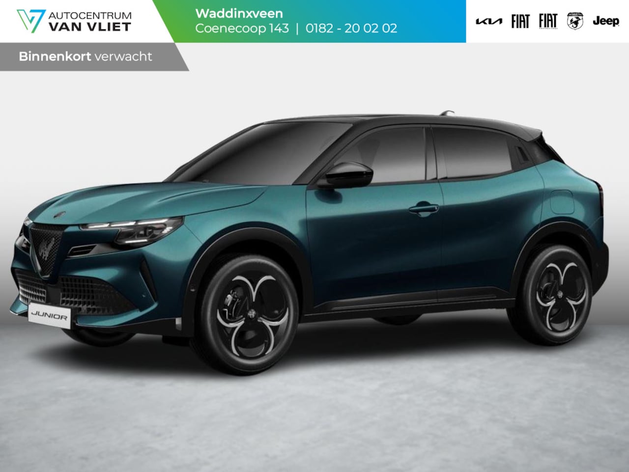 Alfa Romeo Junior - 1.2 Turbo Hybrid Ibrida Ti | Techno Pack | 18" | Schuif/Kanteldak | Bicolore - AutoWereld.nl