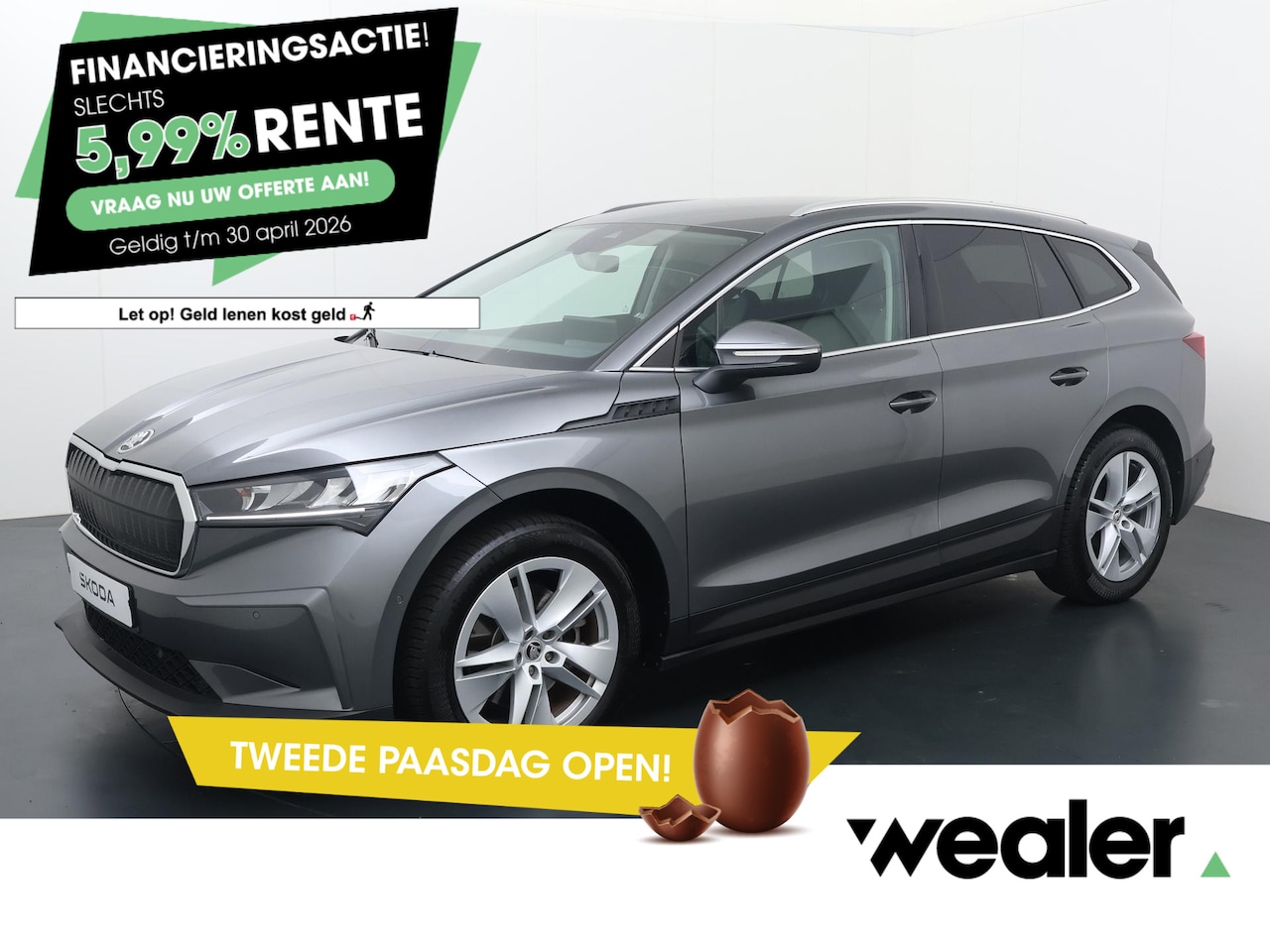 Skoda Enyaq iV - 80 | 204 PK | SoH 94% | Navigatiesysteem | Achteruitrijcamera | Climate control | Led verl - AutoWereld.nl