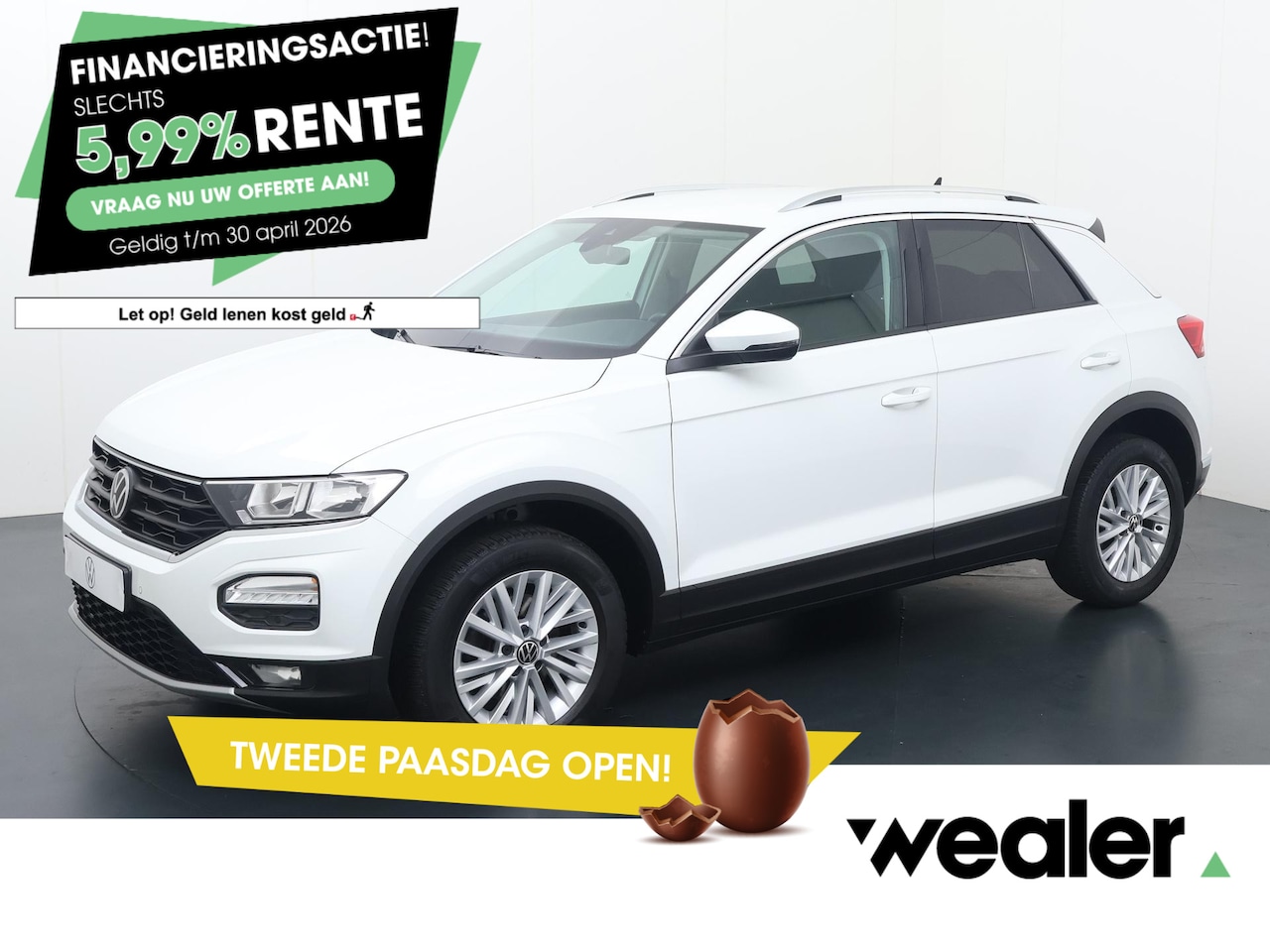 Volkswagen T-Roc - 1.0 TSI Style | 110 PK | Climate control | Parkeersensoren | Adaptive cruise control | - AutoWereld.nl