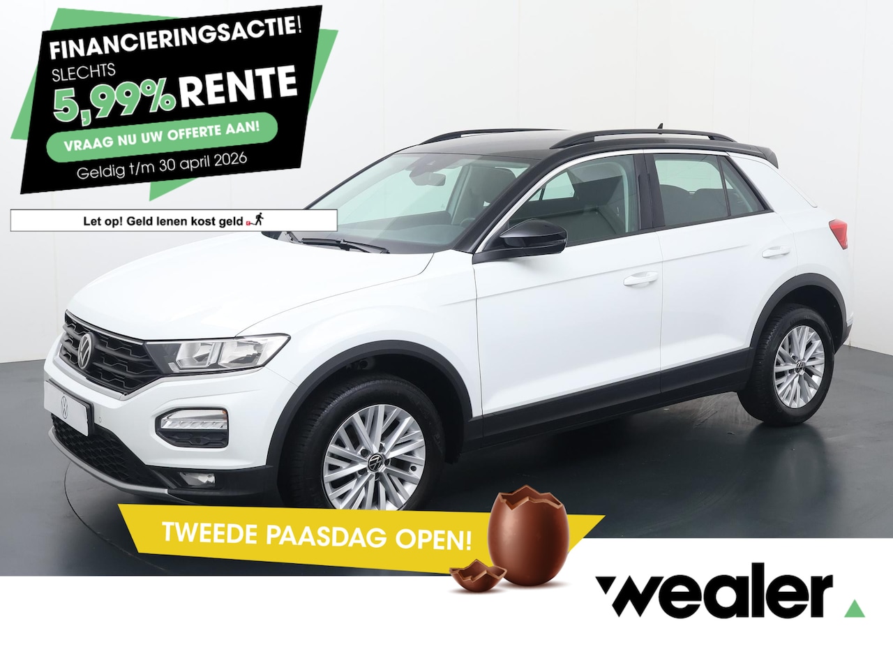Volkswagen T-Roc - 1.0 TSI Style | 110 PK | Climate control | Navigatiesysteem | Adaptive cruise control | - AutoWereld.nl