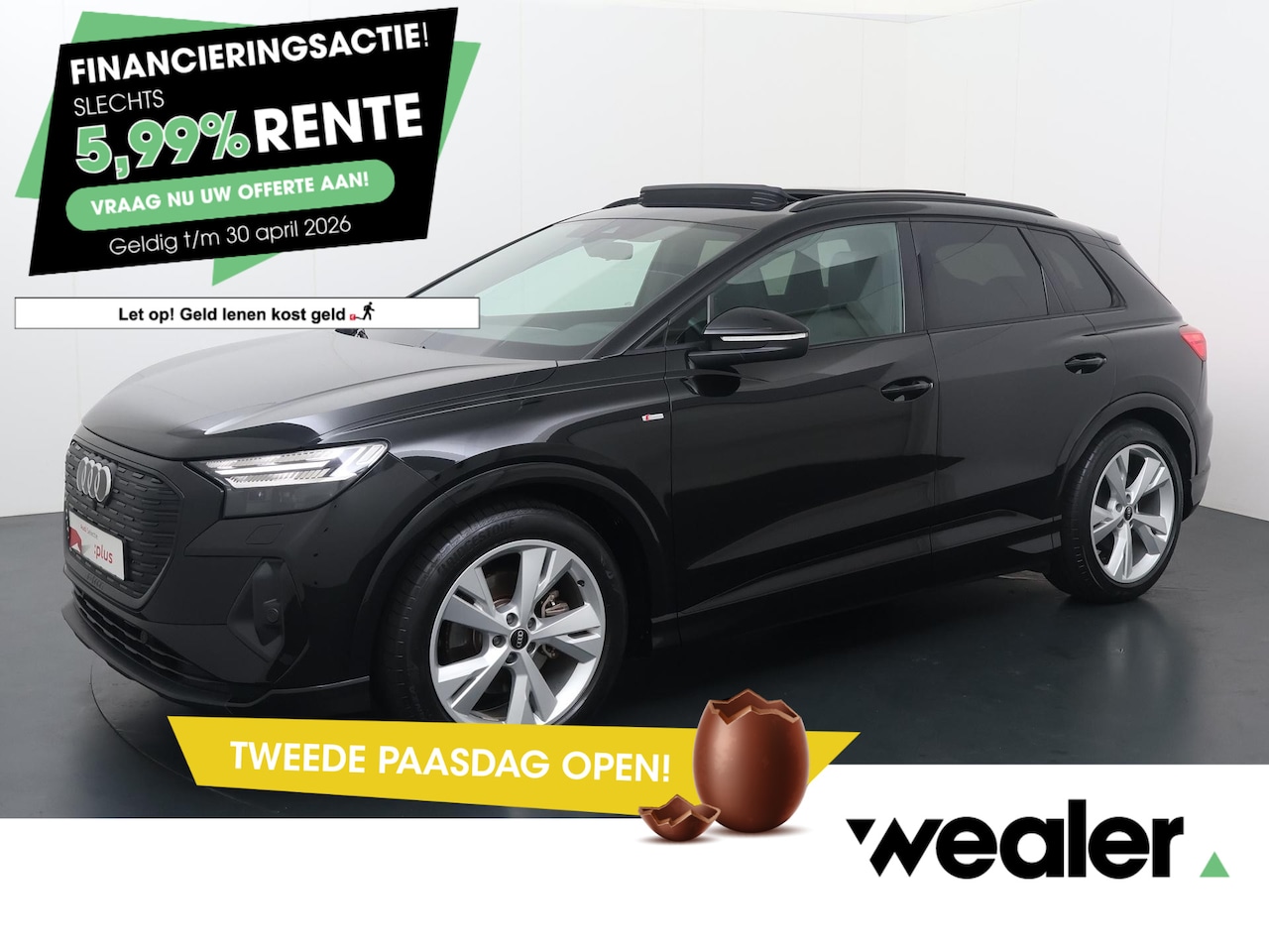 Audi Q4 e-tron - 35 Launch edition S Competition 55 kWh | 170 PK | Trekhaak wegklapbaar | Warmtepomp | Pano - AutoWereld.nl