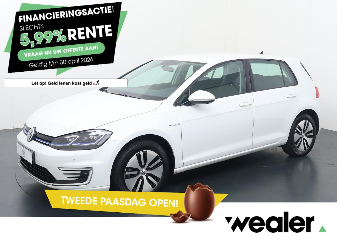 Volkswagen e-Golf - E-DITION | 136 PK | SoH 89% |  Adaptive cruise control | Climate control | Apple Carplay/A - AutoWereld.nl