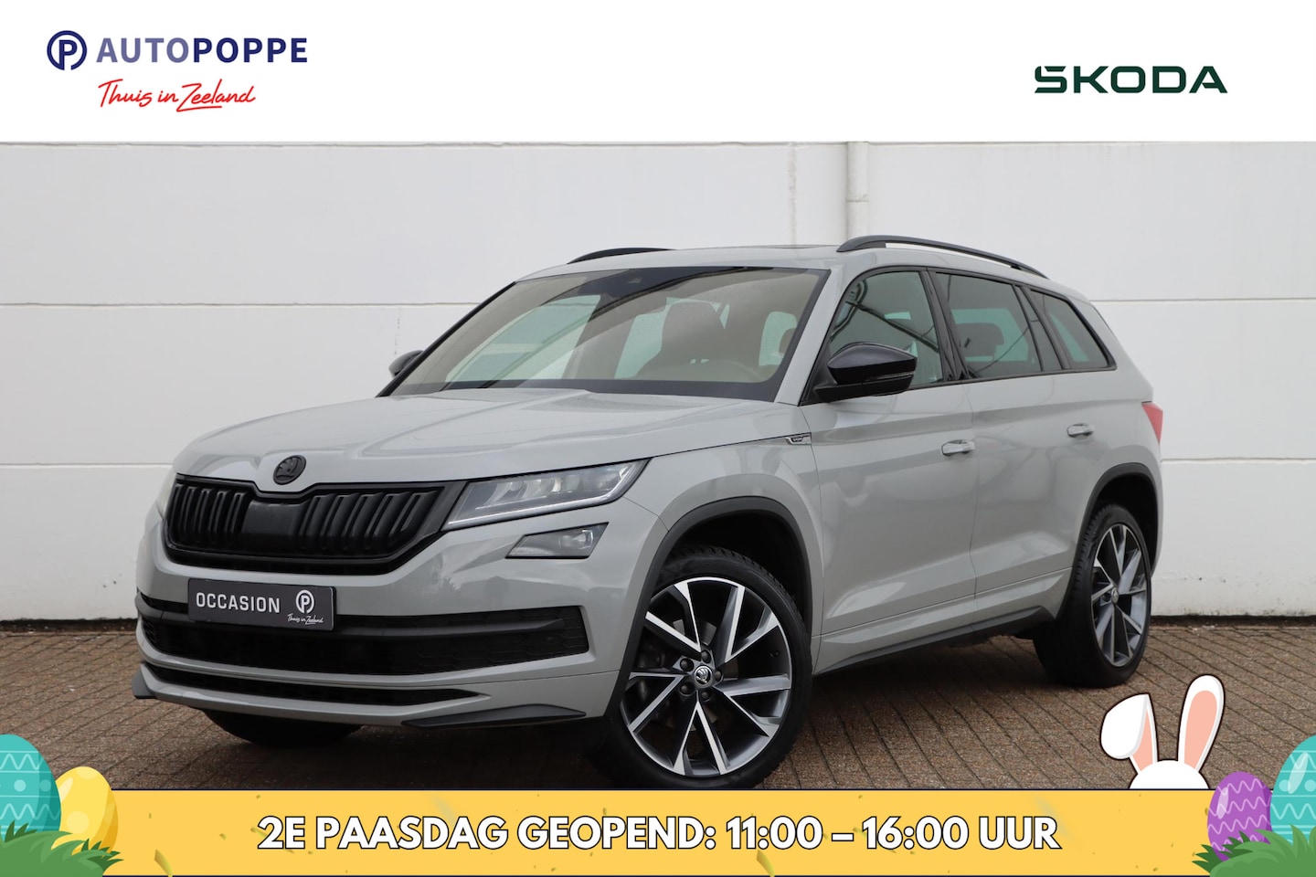 Skoda Kodiaq - 1.5 TSI Sportline Business 150pk DSG7 | Trekhaak | Pano | Memory Seats | Camera | Canton - AutoWereld.nl