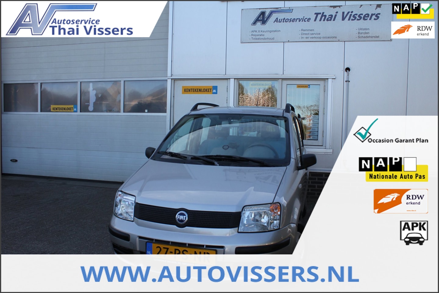 Fiat Panda - 1.2 Class Airco Elektr Pakket Apk - AutoWereld.nl