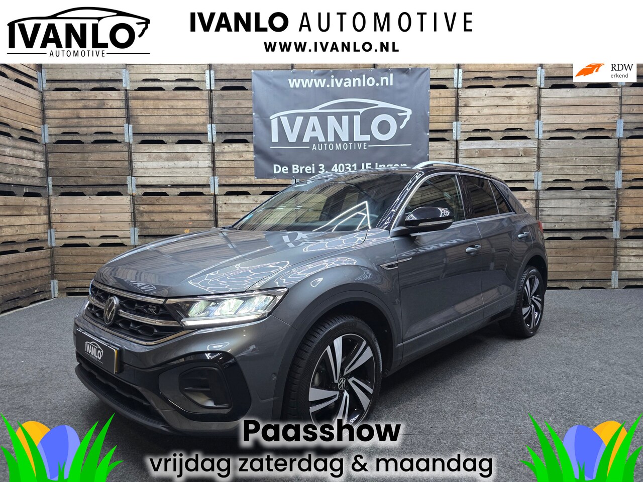 Volkswagen T-Roc - 1.0 TSI R-Line IQ Drive Pakket Navi LED Clima LM - AutoWereld.nl