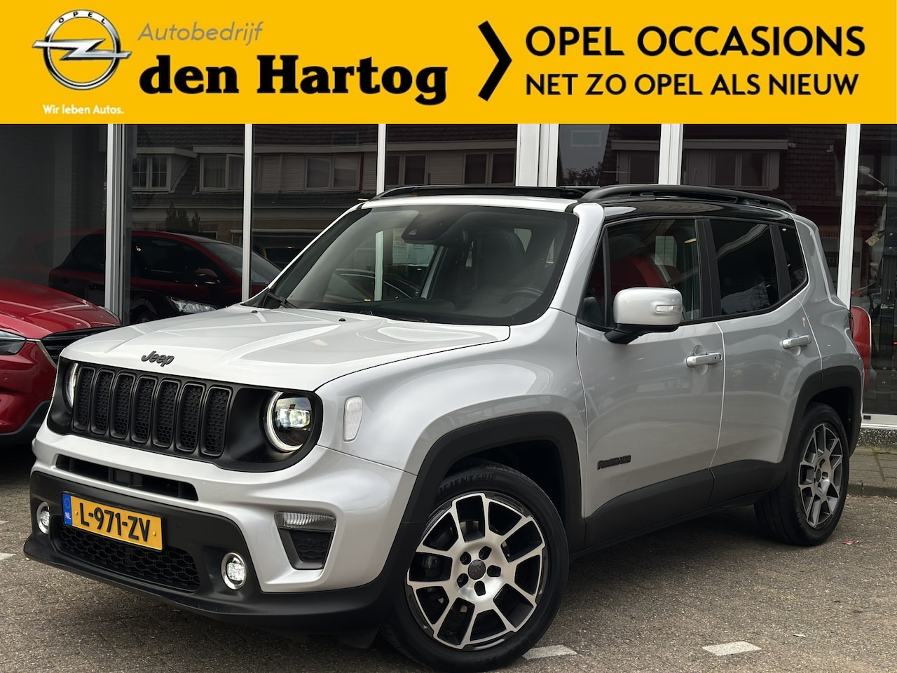 Jeep Renegade - 1.3T DDCT S Automaat Leder/Electr stoelen/Panorama Dak/Camera/Navi. - AutoWereld.nl