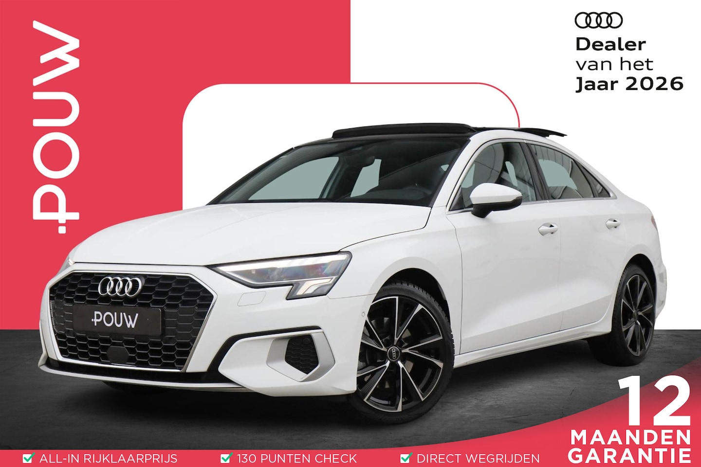 Audi A3 Limousine - 35 TFSI 150pk S-tronic Business Edition | Panoramadak | Achteruitrijcamera | Keyless entry - AutoWereld.nl