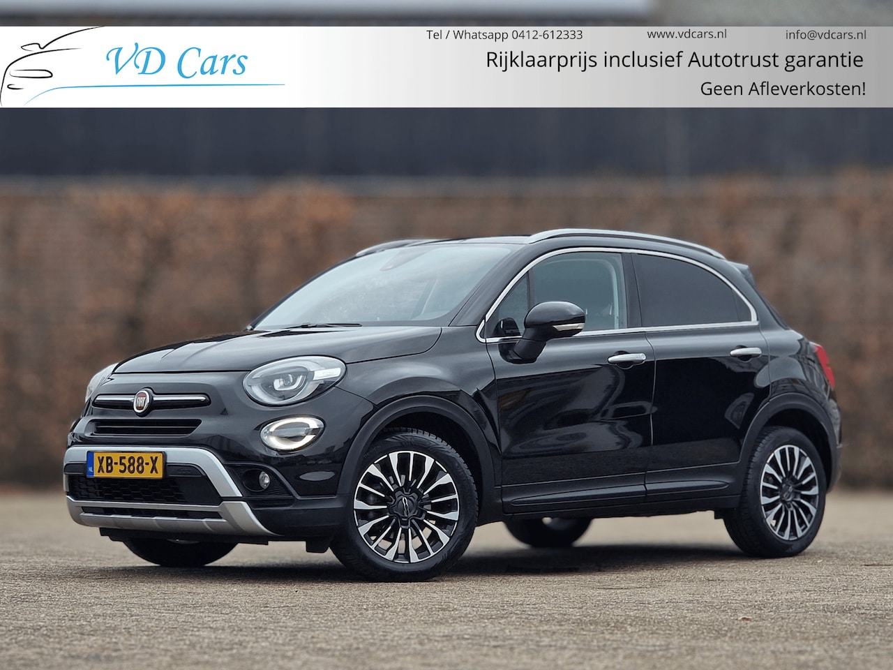 Fiat 500 X Cross - 1.0 GSE City Cross Opening Edition Navigatie*Cruise control*Climate contol*PDC - AutoWereld.nl
