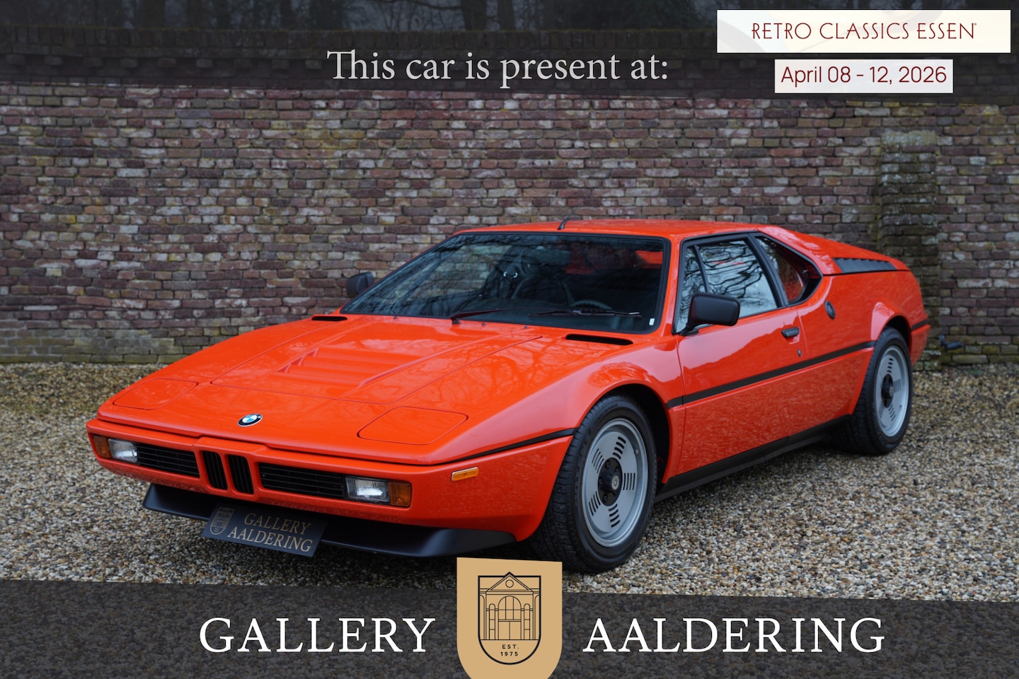 BMW M1 - "Factory Test Car - No.3 built by factory" Third M1 built and the first for use on public - AutoWereld.nl